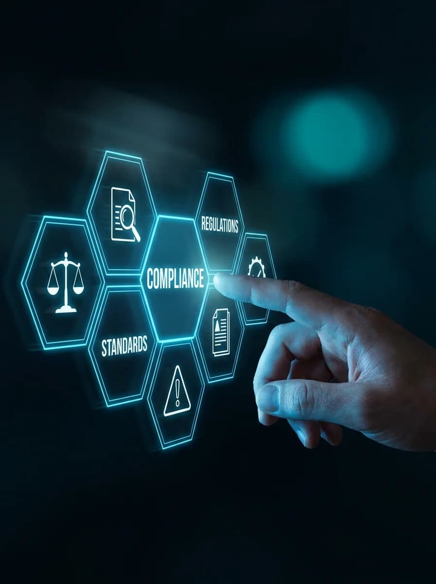 A compliance review of AI tool usage in progress