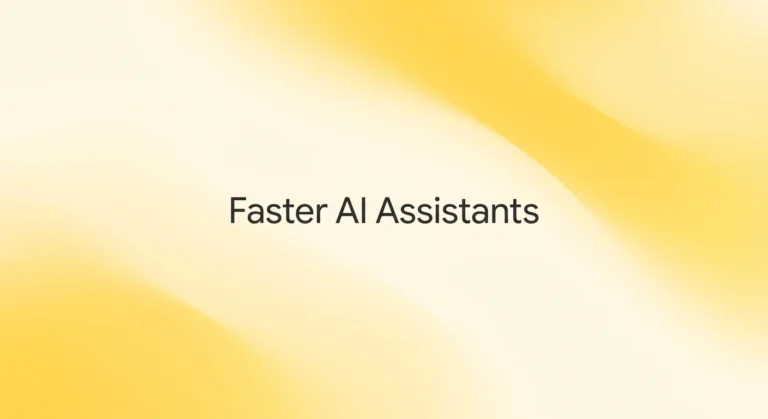 make ai assistant more responsive featured image with centred title on soft yellow gradient