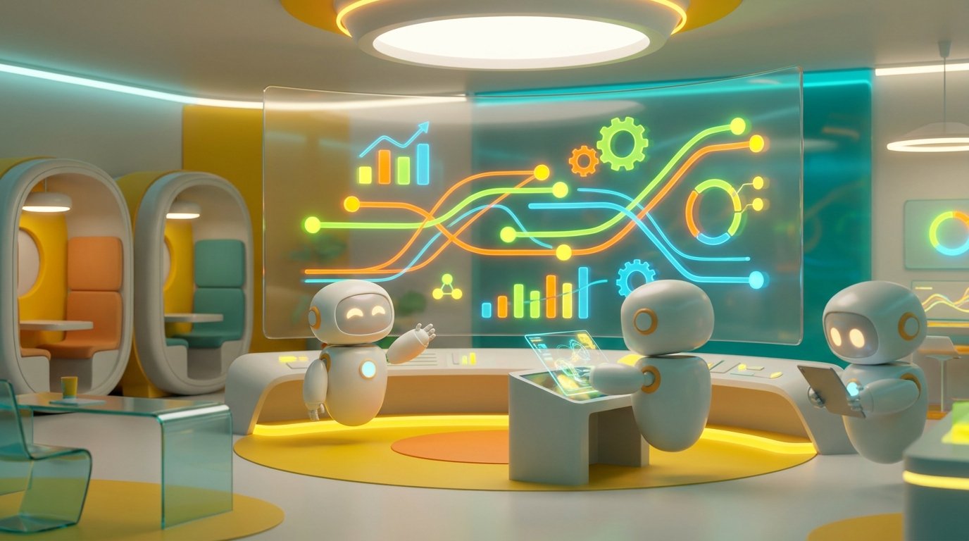 Dashboard showcasing operations process acceleration metrics.