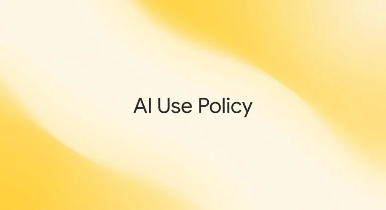 AI use policy for your financial advisory firm featured image with “AI Use Policy” on a soft lemon yellow gradient