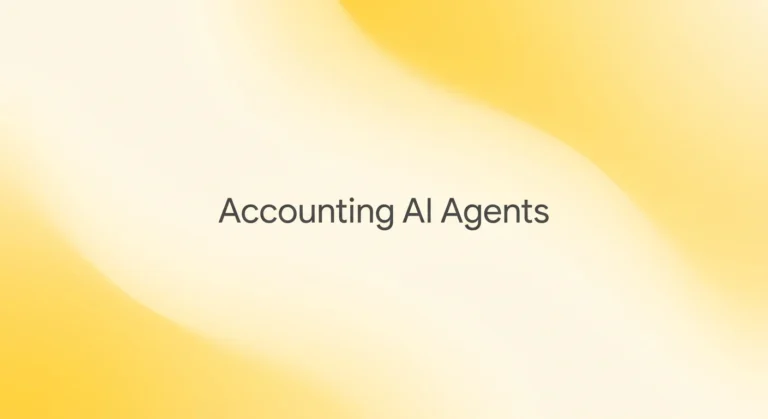 Best ai agents for accounting firms 2026 featured image with Accounting AI Agents headline on a soft yellow gradient